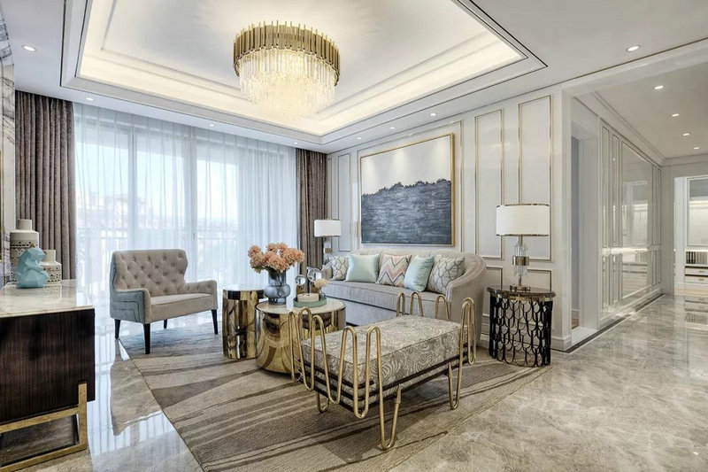 輕奢案例效果圖